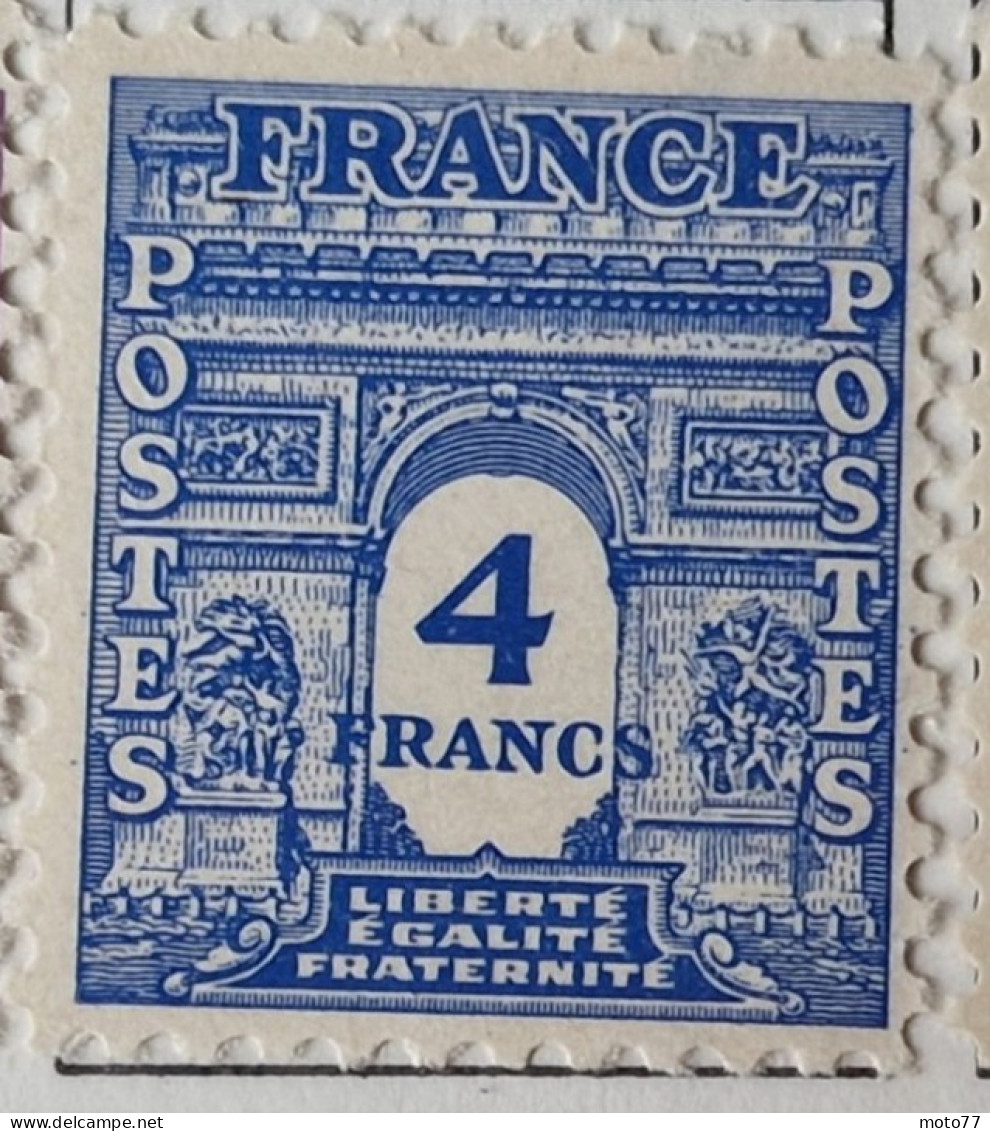 10 TIMBRE France n° 620 621 622 623 624 625 626 627 628 629 neufs  - 1944 - Yvert & Tellier 2003 coté minimum 37 €