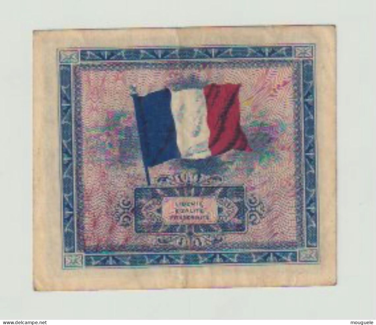 10 Francs Drapeau SUP  Sans Série - 1944 Flag/France