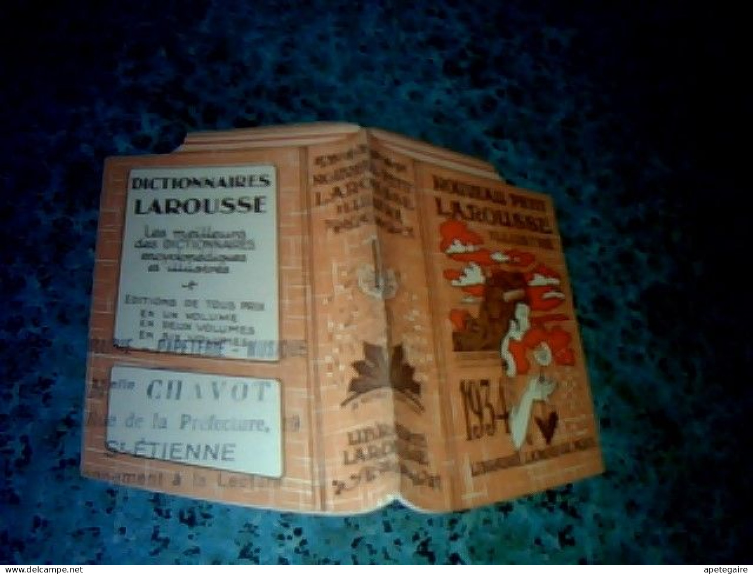 Calendrier De Poche Larousse En Forme De Dictionnaire Année 1934 - Petit Format : 1921-40