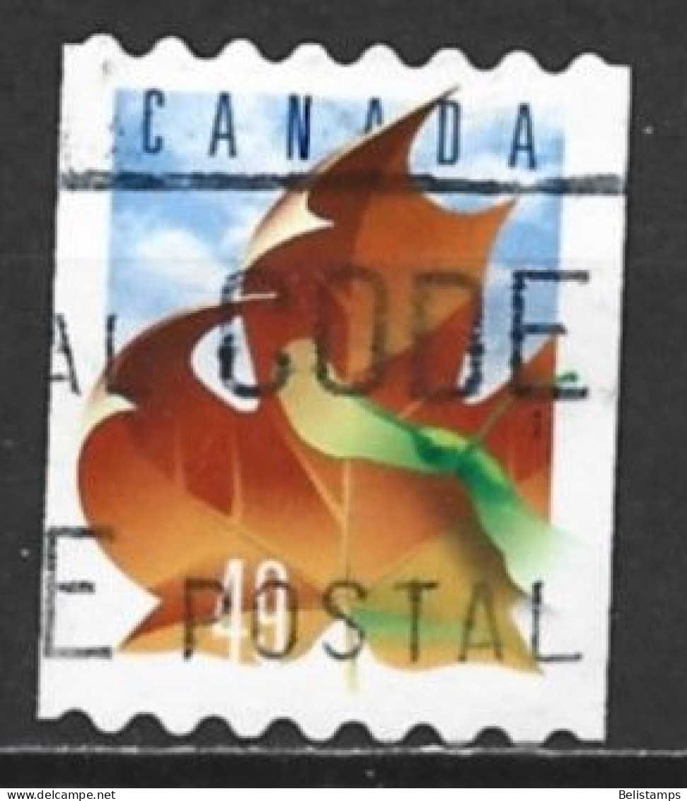 Canada 2003. Scott #2008 (U) Maple Leaf And Samara - Rollo De Sellos