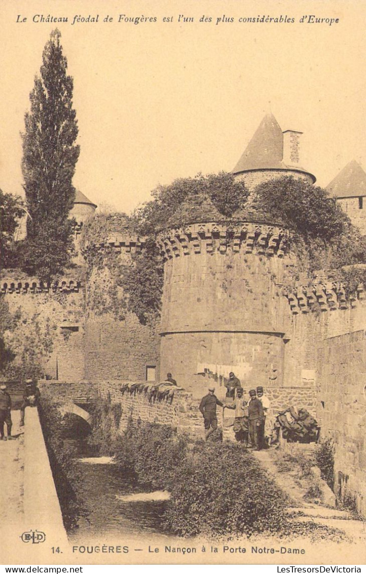 FRANCE - 35 - Fougères - Le Nançon à La Porte Notre-Dame - Carte Postale Ancienne - Fougeres