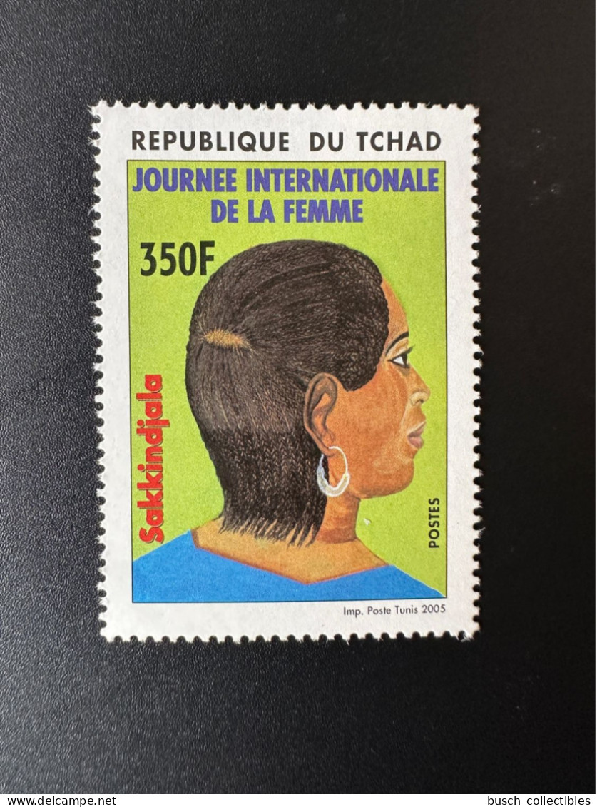 Tchad Chad Tschad 2005 Mi. 2507 350F Journée Internationale De La Femme Woman Day Tag Der Frau Frisur Coiffure - Chad (1960-...)