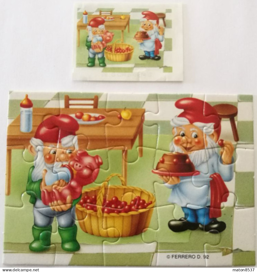 Kinder :  Zunft Der Zwerge – Innen 1993 - Zunft Der Zwerge – 3 + BPZ - Puzzles