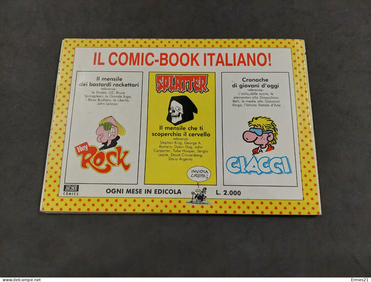 Fumetto Cattivik 1989. Numero 1. Silver. Acme. Condizioni Eccellenti. - Prime Edizioni