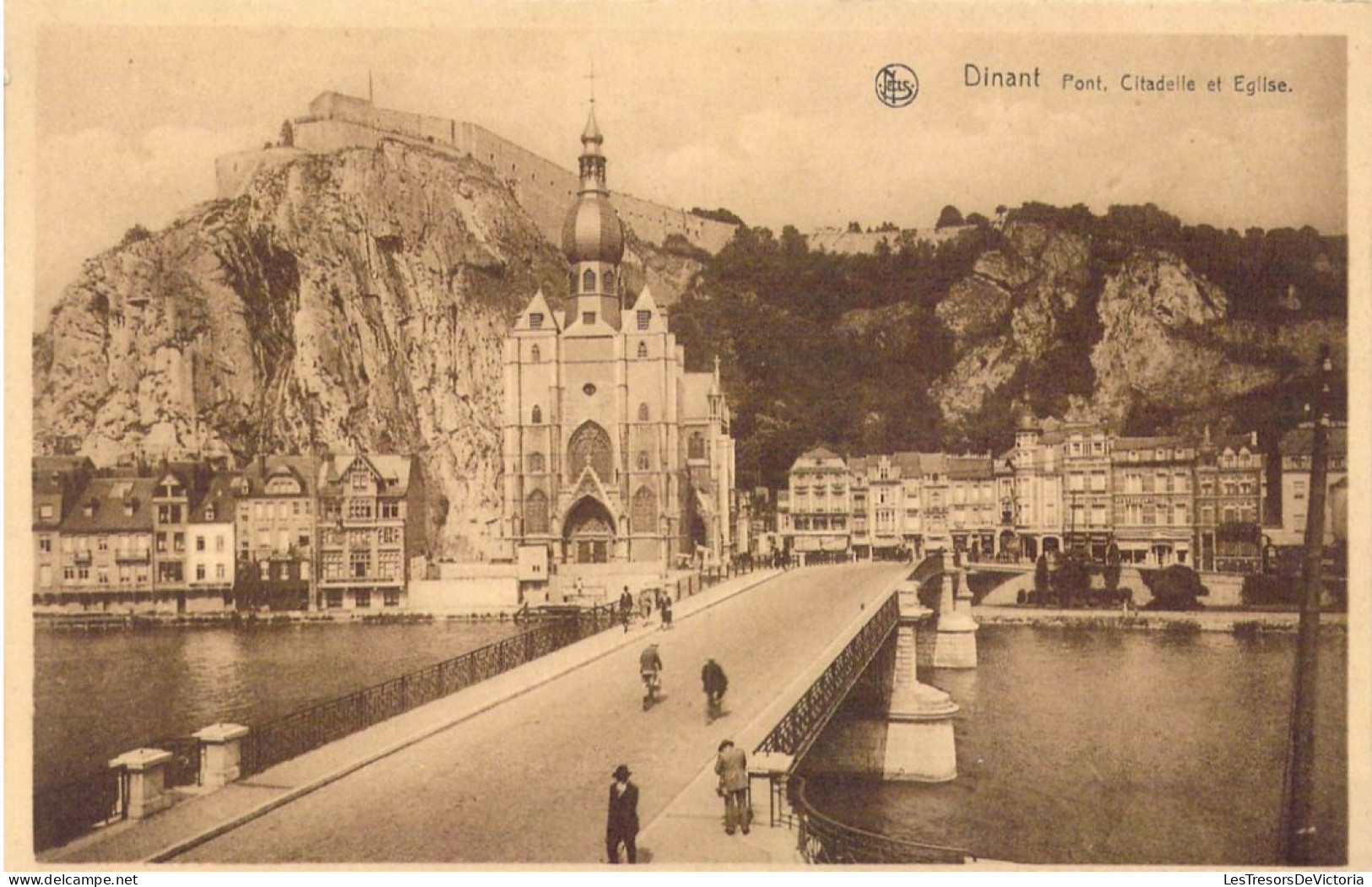 BELGIQUE - Dinant - Pont, Citadelle Et Eglise - Carte Postale Ancienne - Dinant