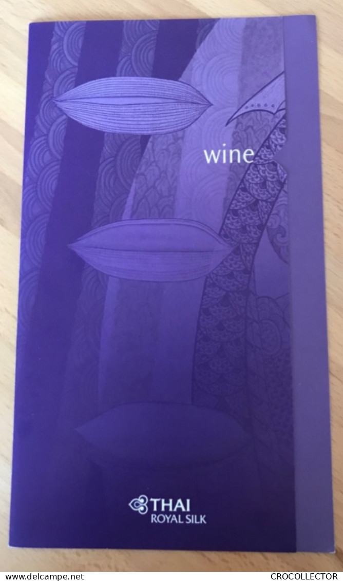 THAI AIRWAYS ROYAL SILK WINE LIST JULY 2006 - Poster