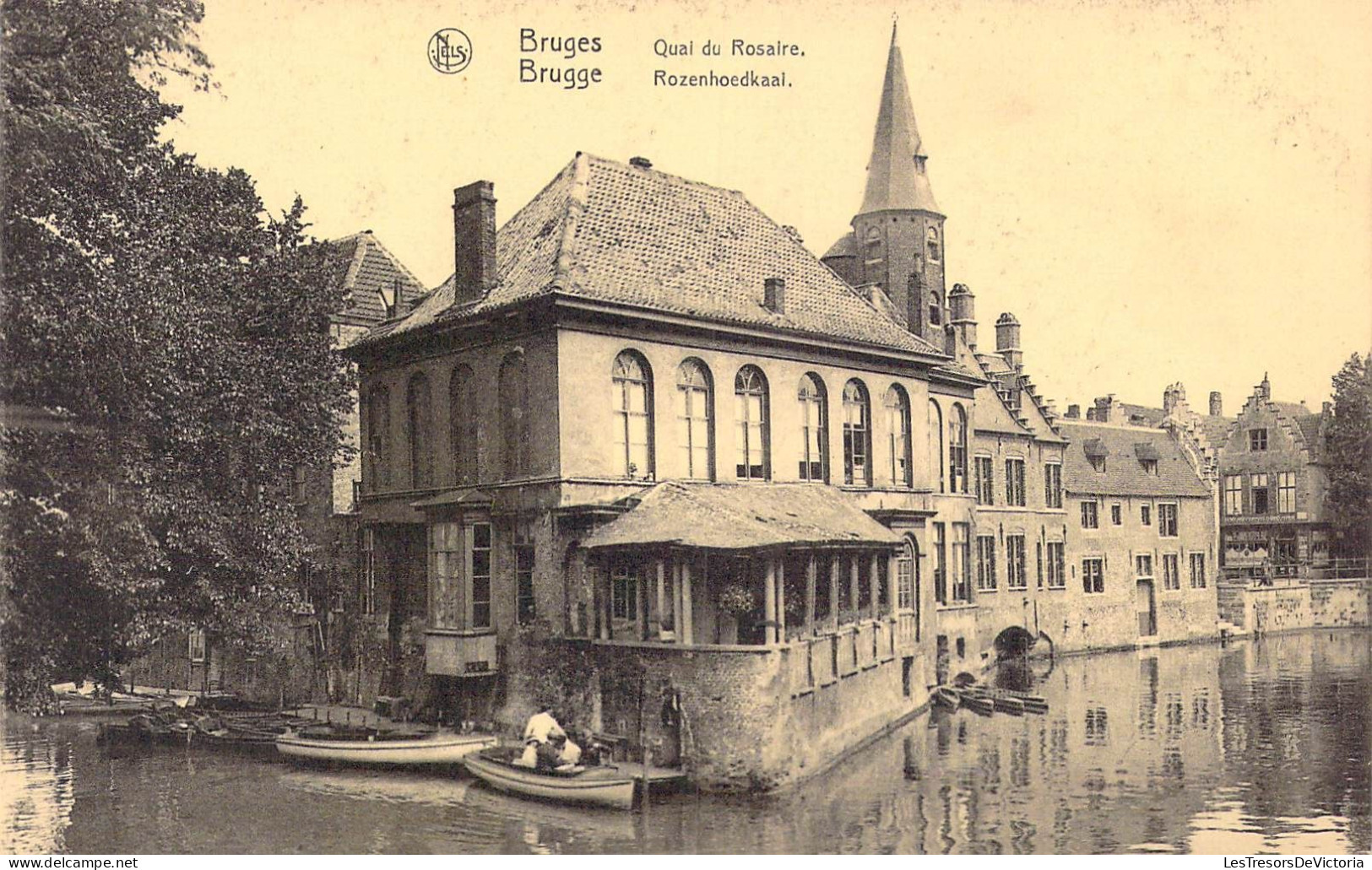 BELGIQUE - Brugge - Quai Du Rosaire - Carte Postale Ancienne - Brugge