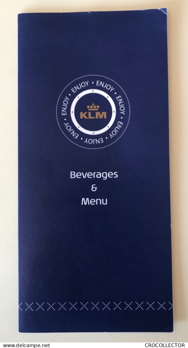 KLM Menu VOO.348 - Menükarten