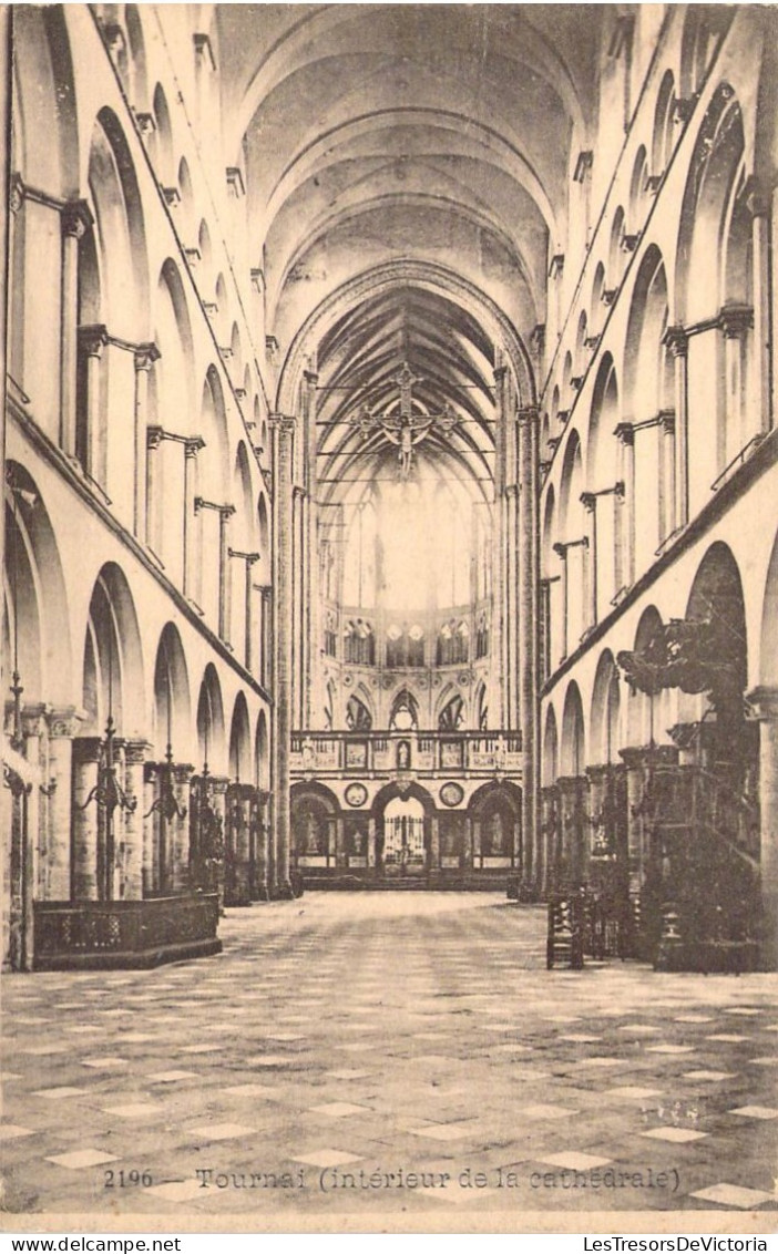 BELGIQUE - Tournai - Intérieur De La Cathédrale - Carte Postale Ancienne - Tournai