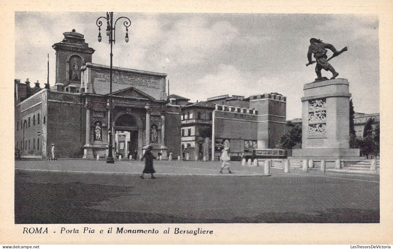 ITALIE - Roma - Porta Pia E Il Monumento Al Bersagliere - Carte Postale Ancienne - Altri Monumenti, Edifici