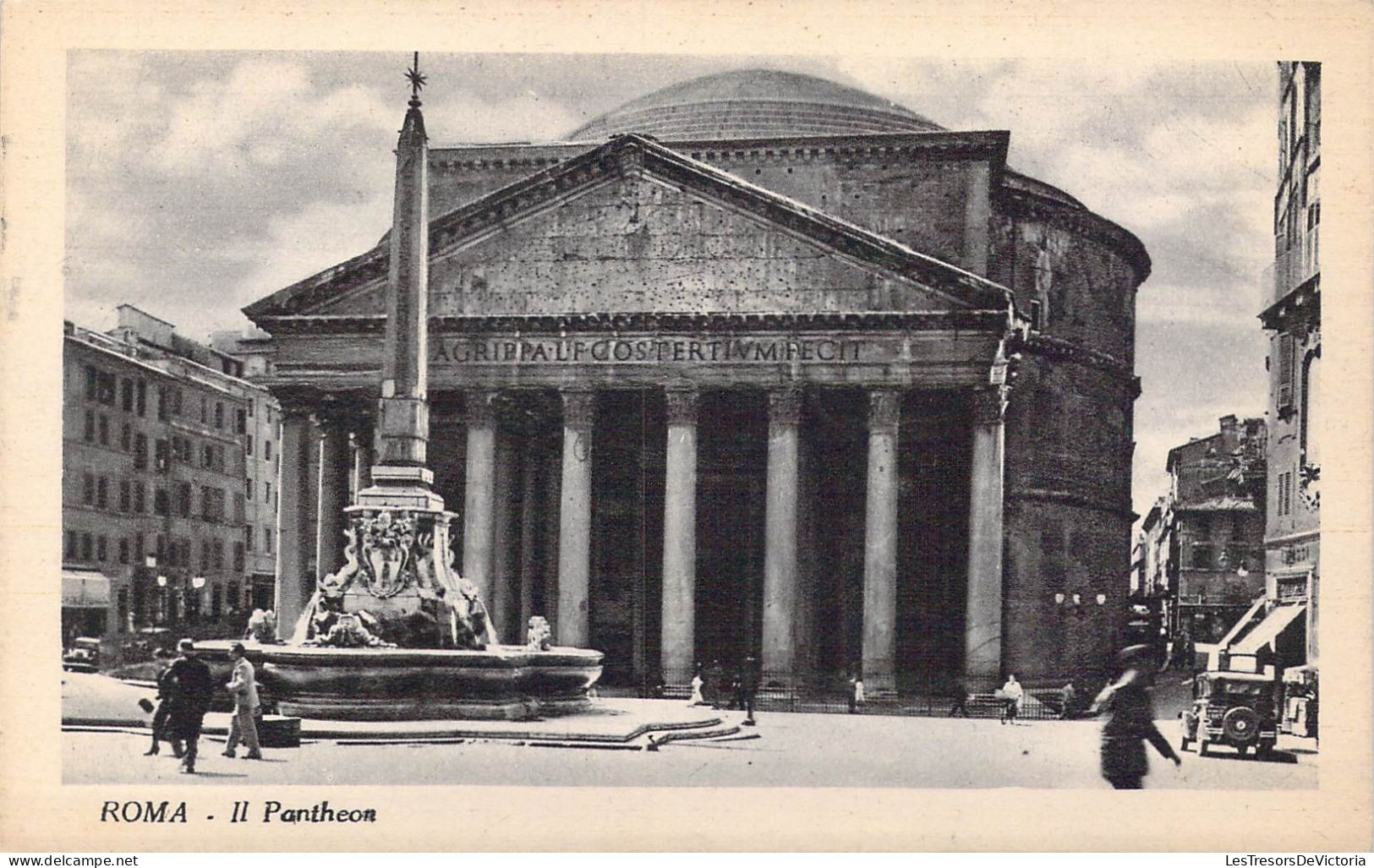 ITALIE - Roma - Il Pantheon - Carte Postale Ancienne - Autres Monuments, édifices
