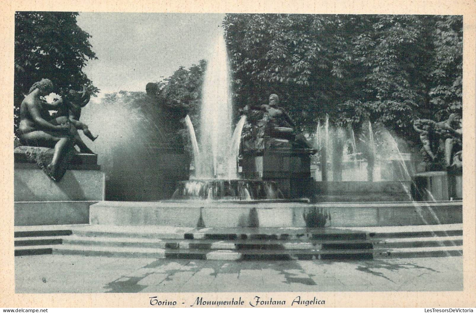 ITALIE - Torino - Monumentale Fontana Angelica - Carte Postale Ancienne - Andere Monumenten & Gebouwen