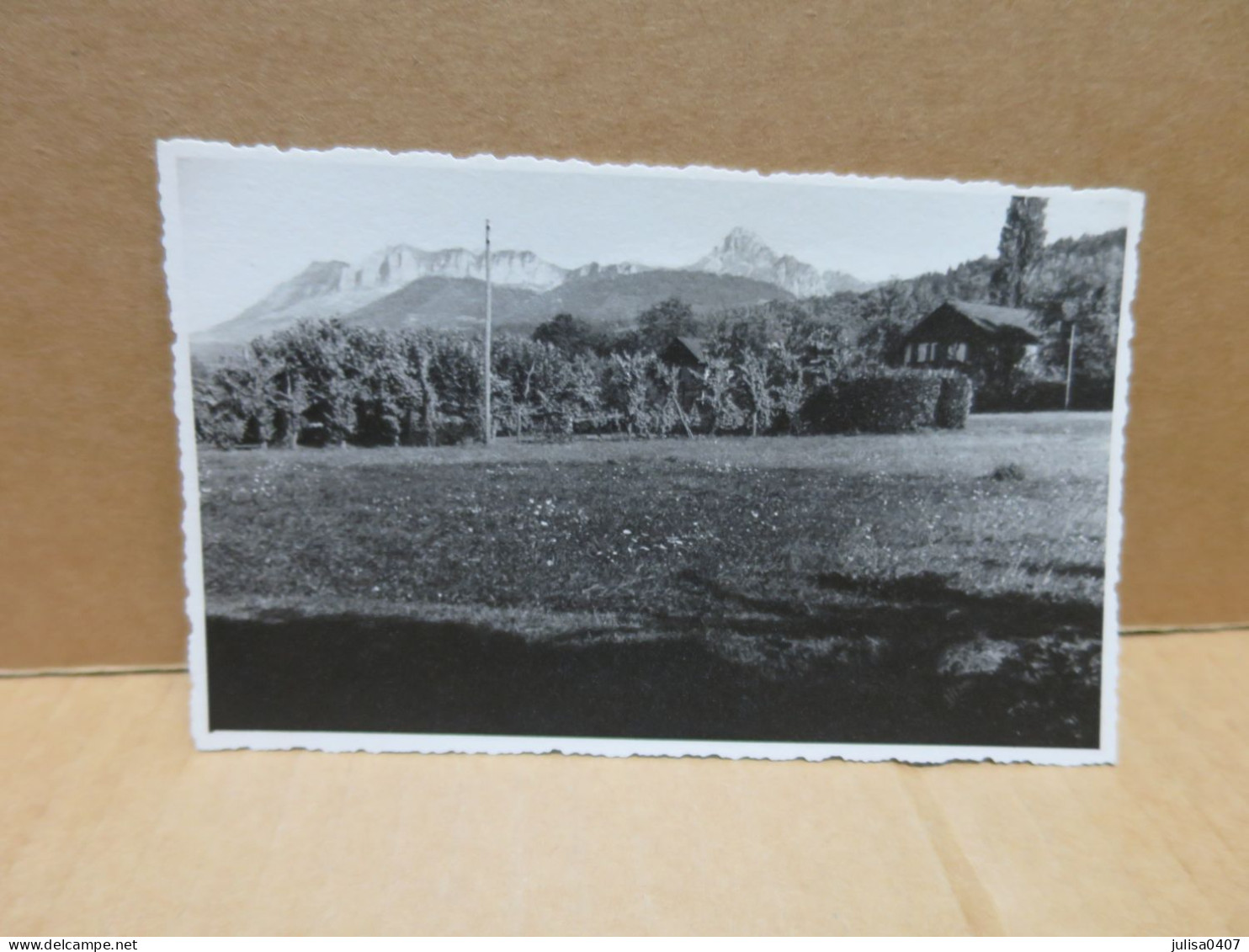 LA CHATELARD (73) Carte Photo Paysage - Le Chatelard