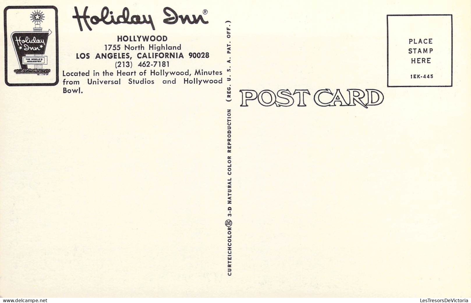 ETATS-UNIS - California - Los Angeles - 1755 North Highland - Carte Postale Ancienne - Los Angeles
