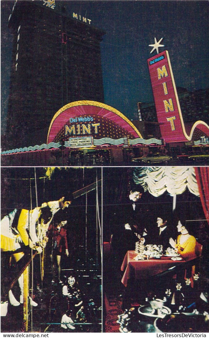 ETATS-UNIS - Nevada - Las Vegas - Del Webb's Mint Hôtel-Casino On Famed Fremont Street - Carte Postale Ancienne - Las Vegas