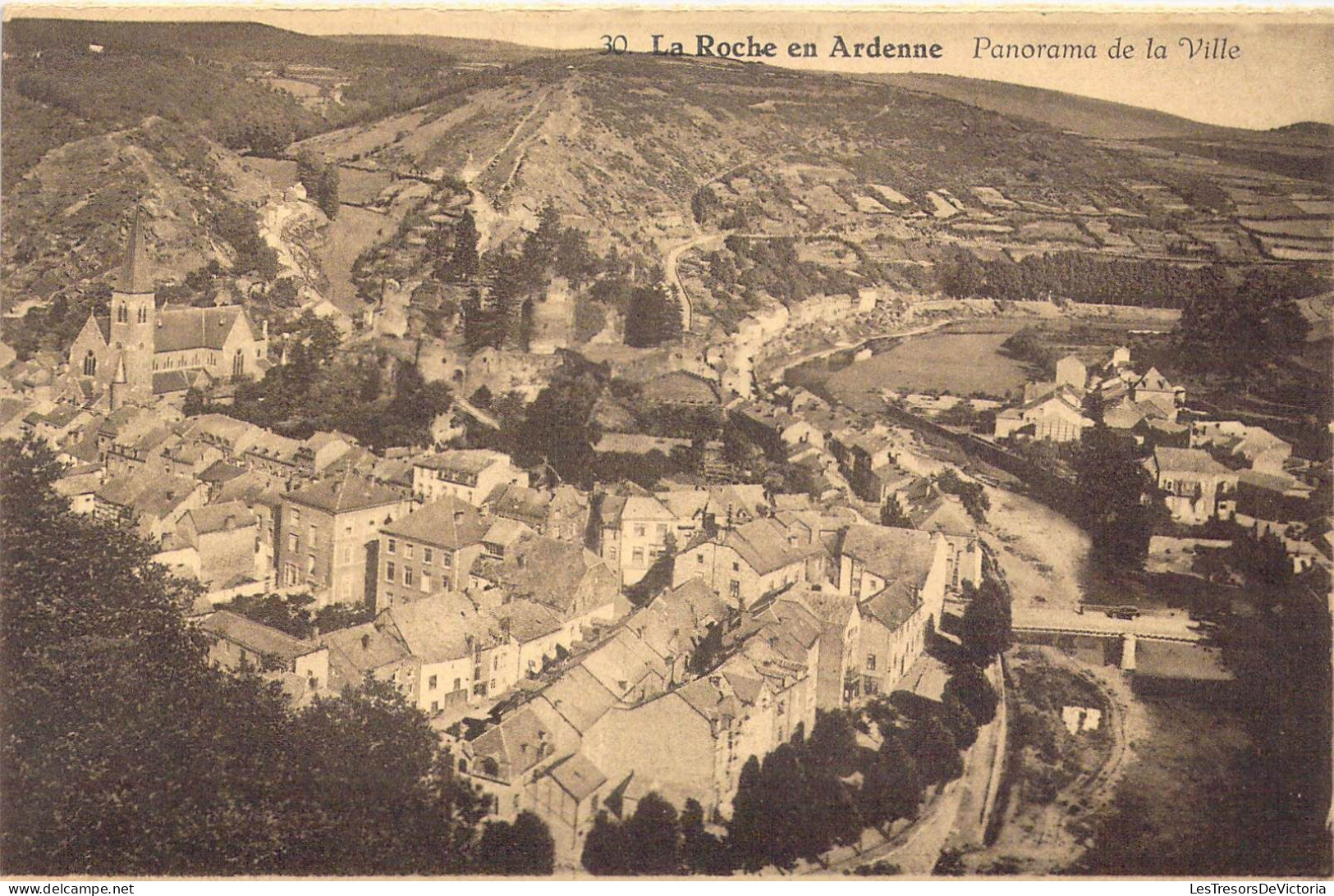 BELGIQUE - La Roche En Ardenne - Panorama De La Ville - Carte Postale Ancienne - Other & Unclassified