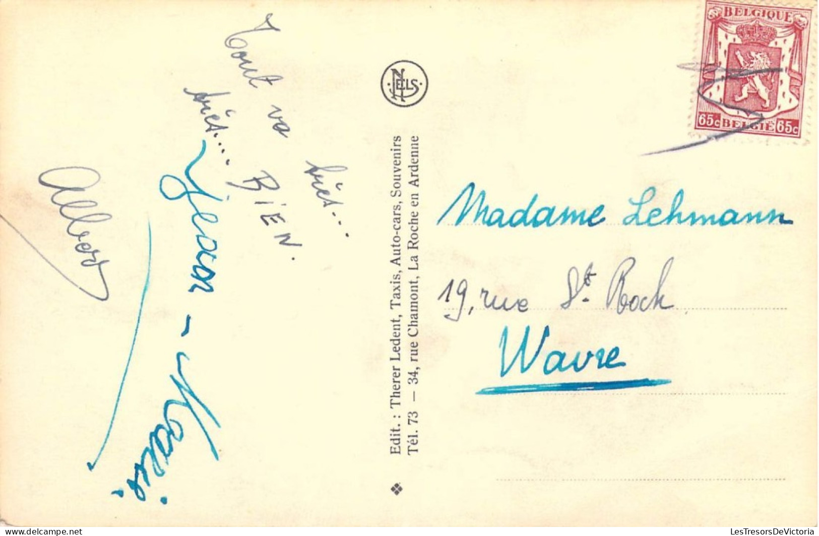BELGIQUE - La Roche En Ardenne - L'Ourthe Et Le Quai - Carte Postale Ancienne - Autres & Non Classés