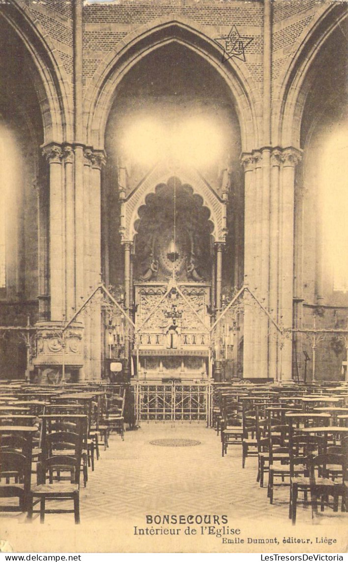 FRANCE - 76 - Bonsecours - Intérieur De L'Eglise - Carte Postale Ancienne - Bonsecours