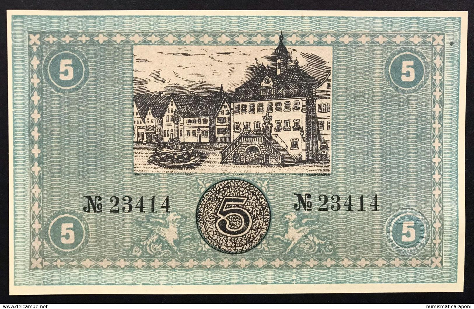 GERMANIA ALEMANIA GERMANY Gutschein 5 Mark 1918 LOTTO 4541 - Imperial Debt Administration