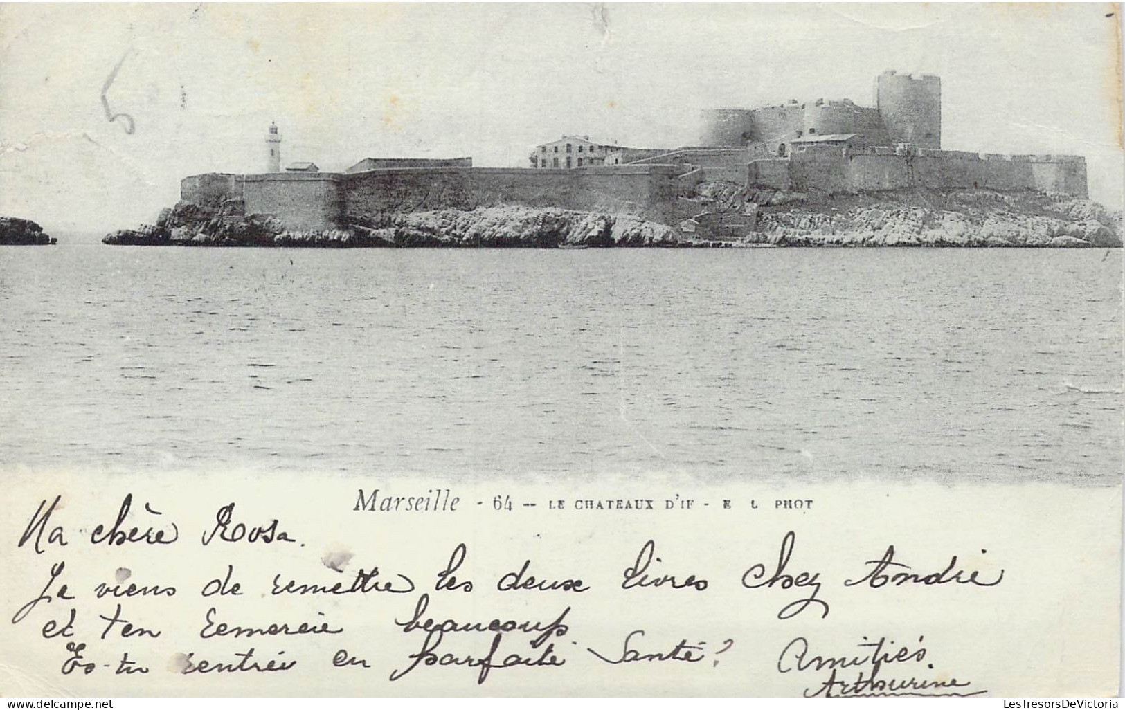 FRANCE - 13 - Marseille - Le Châteaux D'If - Carte Postale Ancienne - Château D'If, Frioul, Iles ...