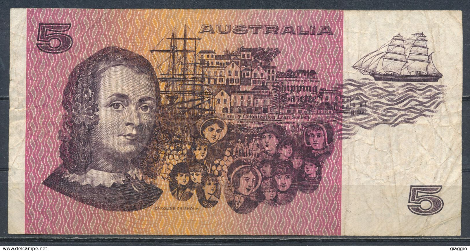 °°° AUSTRALIA 5 DOLLARS 1979 °°° - 1974-94 Australia Reserve Bank (papier)