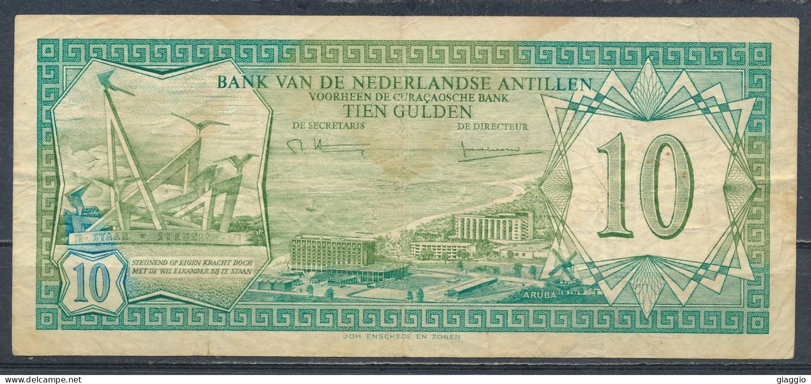 °°° NEDERLANDSE ANTILLEN 10 GULDEN 1979 °°° - Antilles Néerlandaises (...-1986)