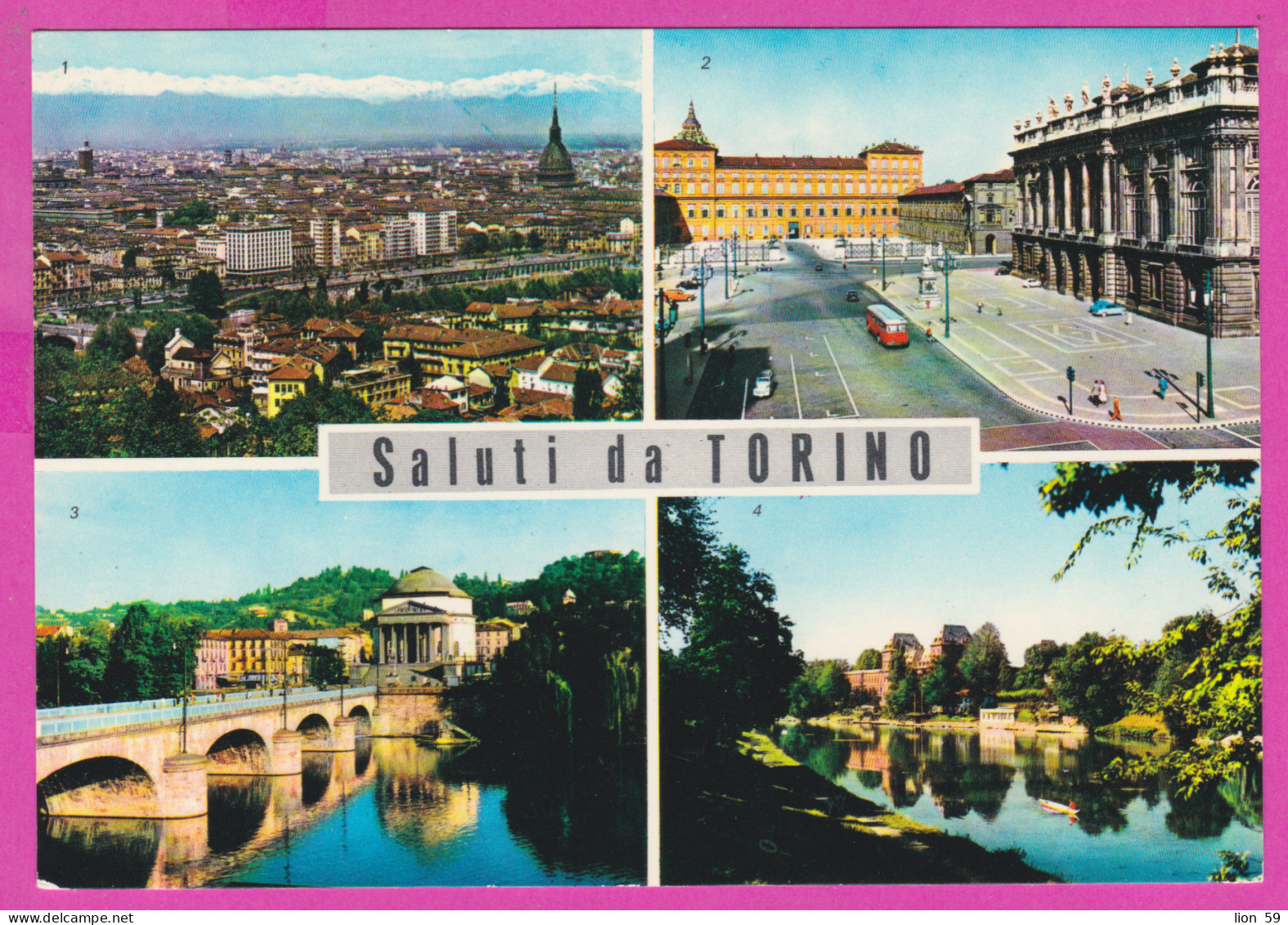 290915 / Italy - Torino (Turin) - Panorama Piazza Castello Chiesa Della Gran Madre Castello Del Valentino PC 27 Italia - Collections & Lots
