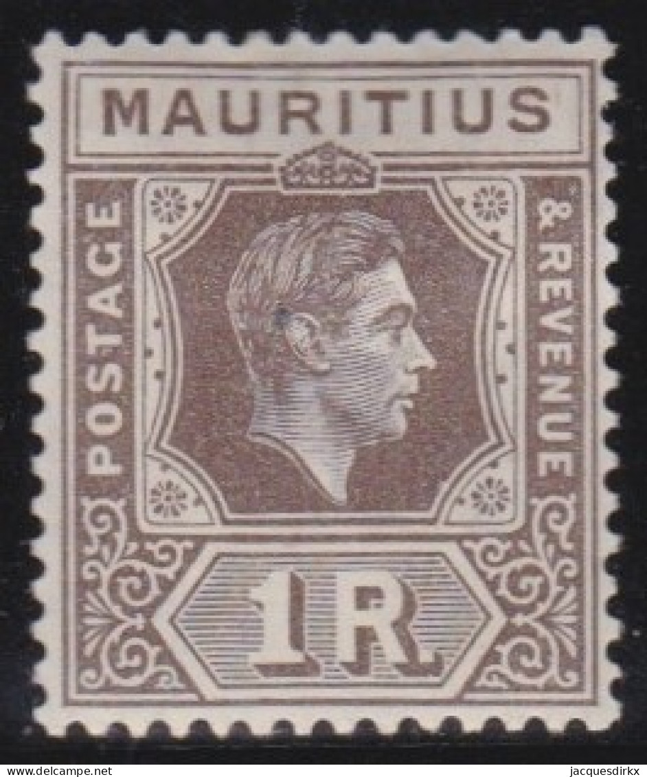 Mauritius         .   SG    .   260  (2 Scans)     .    *     .       Mint-hinged - Mauritius (...-1967)