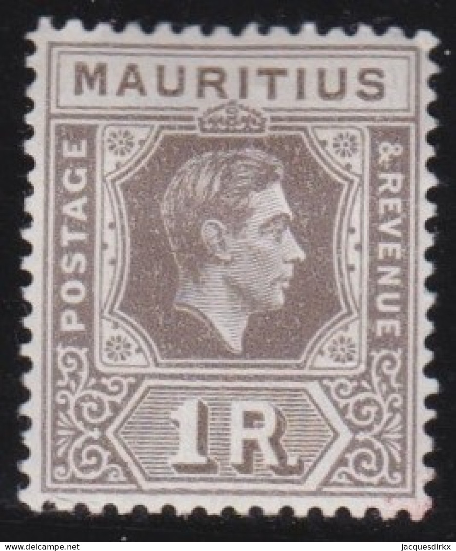Mauritius         .   SG    .   260 B     .    *     .       Mint-hinged - Maurice (...-1967)