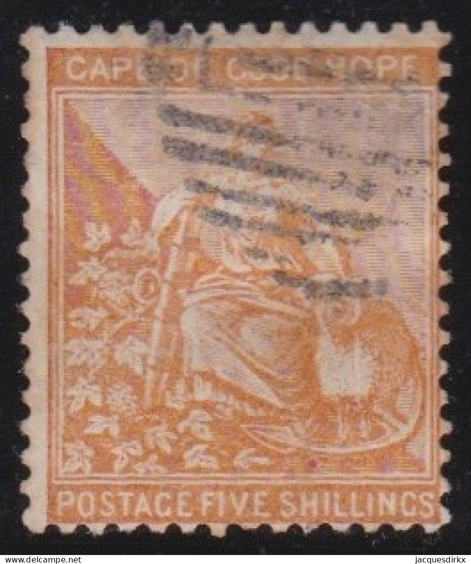 Cape Of Good Hope          .   SG    .   31      .    O   .      Cancelled - Cap De Bonne Espérance (1853-1904)