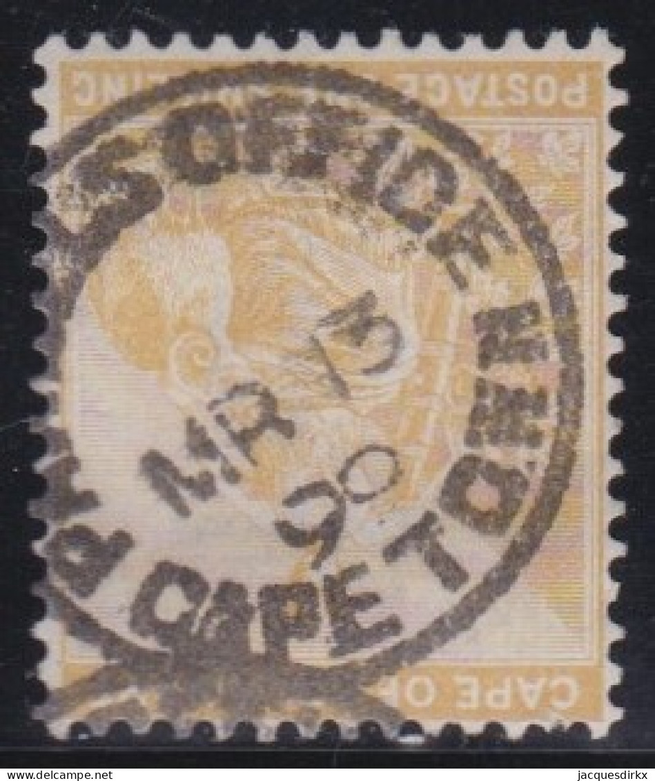 Cape Of Good Hope          .   SG    .  67    .    O   .      Cancelled - Cap De Bonne Espérance (1853-1904)