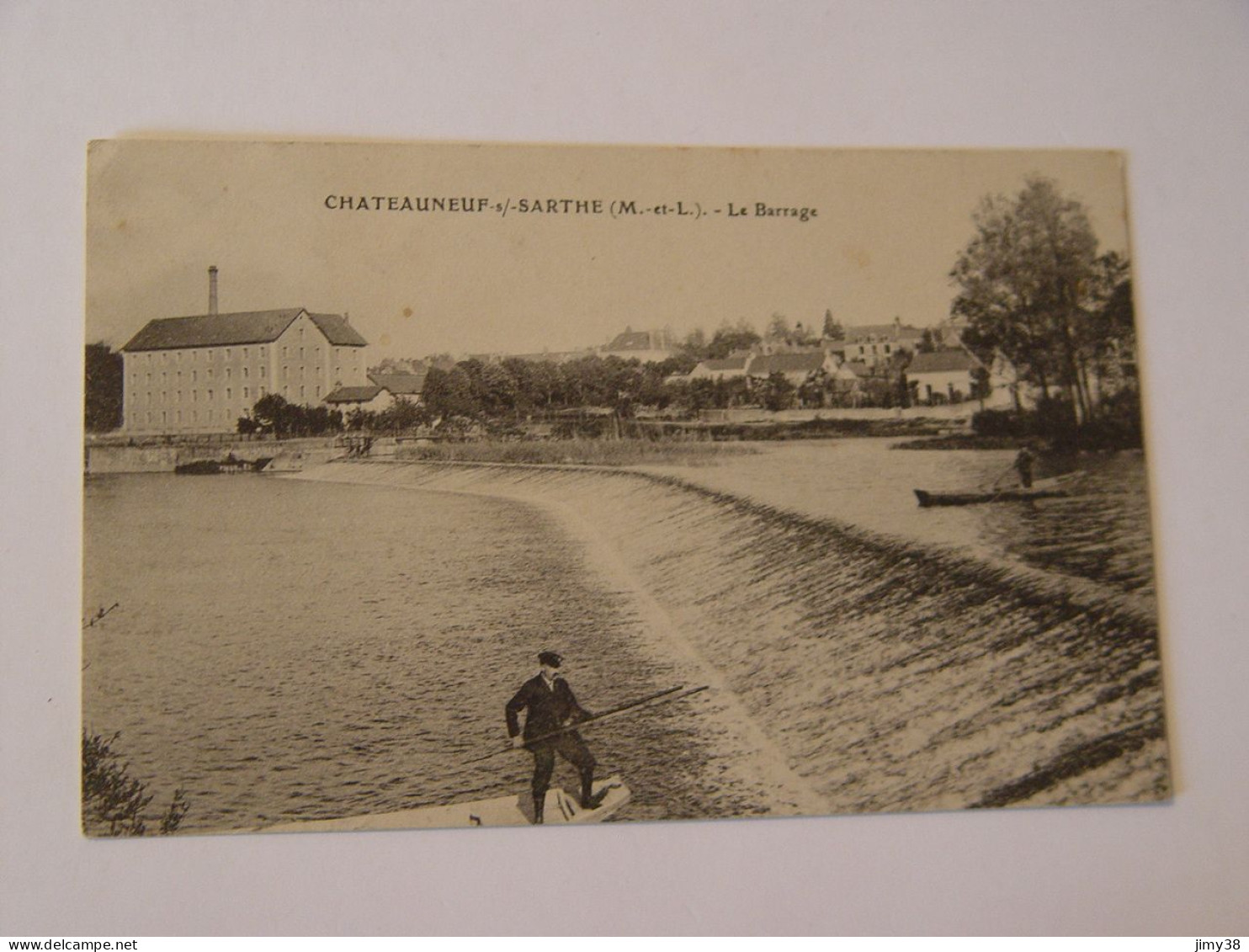 MAINE ET LOIRE-CHATEAUNEUF SUR SARTHE-LE BARRAGE-ANIMEE - Chateauneuf Sur Sarthe