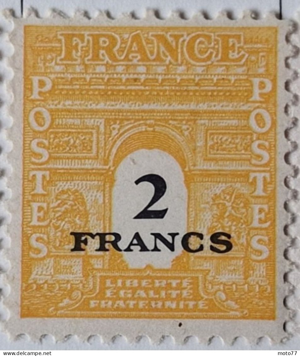 10 TIMBRE France n° 702 703 704 705 706 707 708 709 710 711 neufs - 1945 - Yvert & Tellier 2003 coté minimum 1.50 €