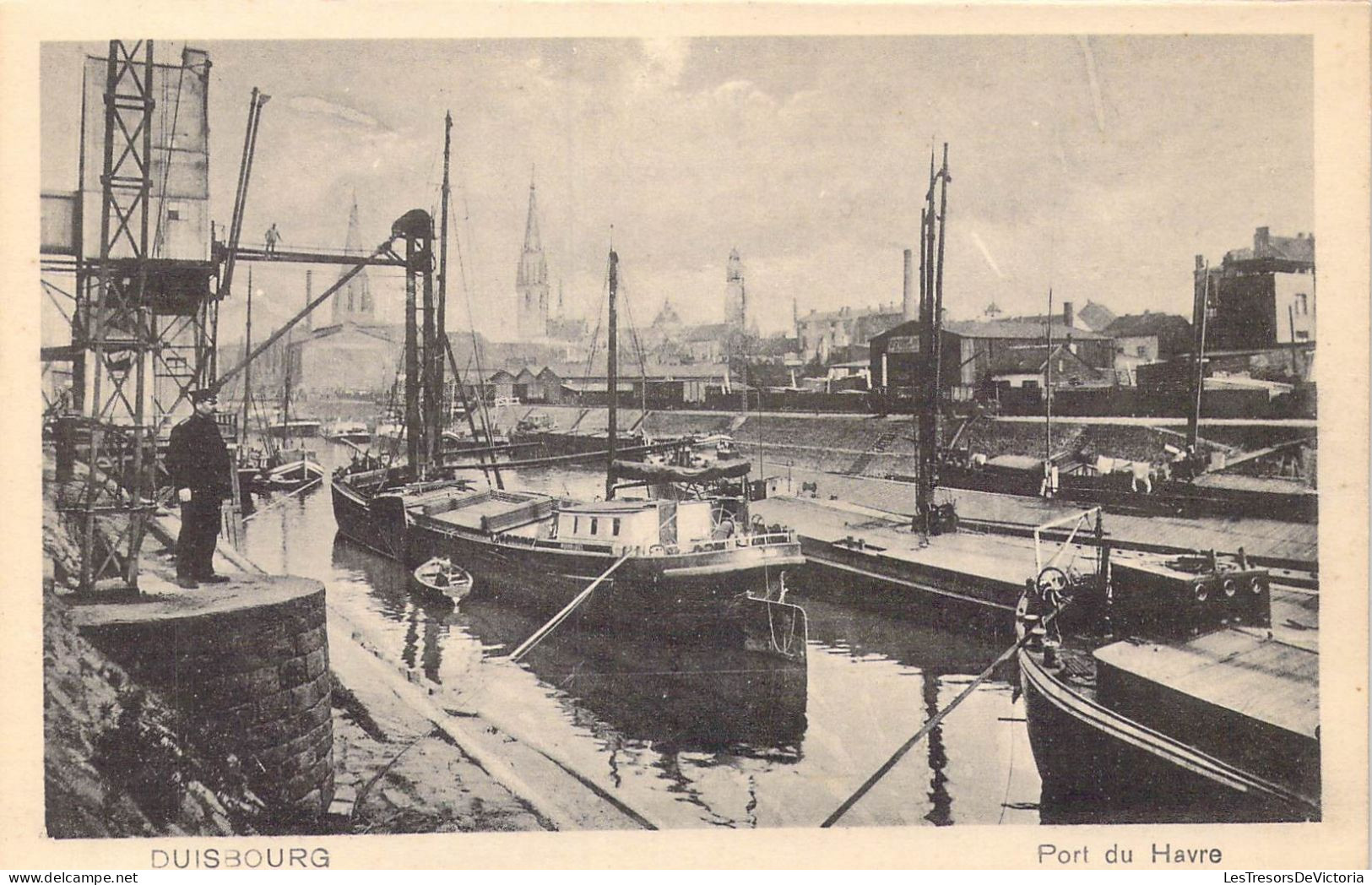 ALLEMAGNE - Duisbourg - Port Du Havre - Carte Postale Ancienne - Duisburg