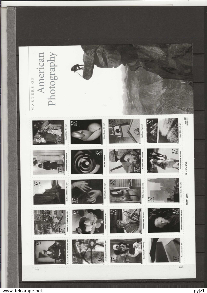 2002 MNH USA Year Collection, (6 Scans) Postfris** - Años Completos