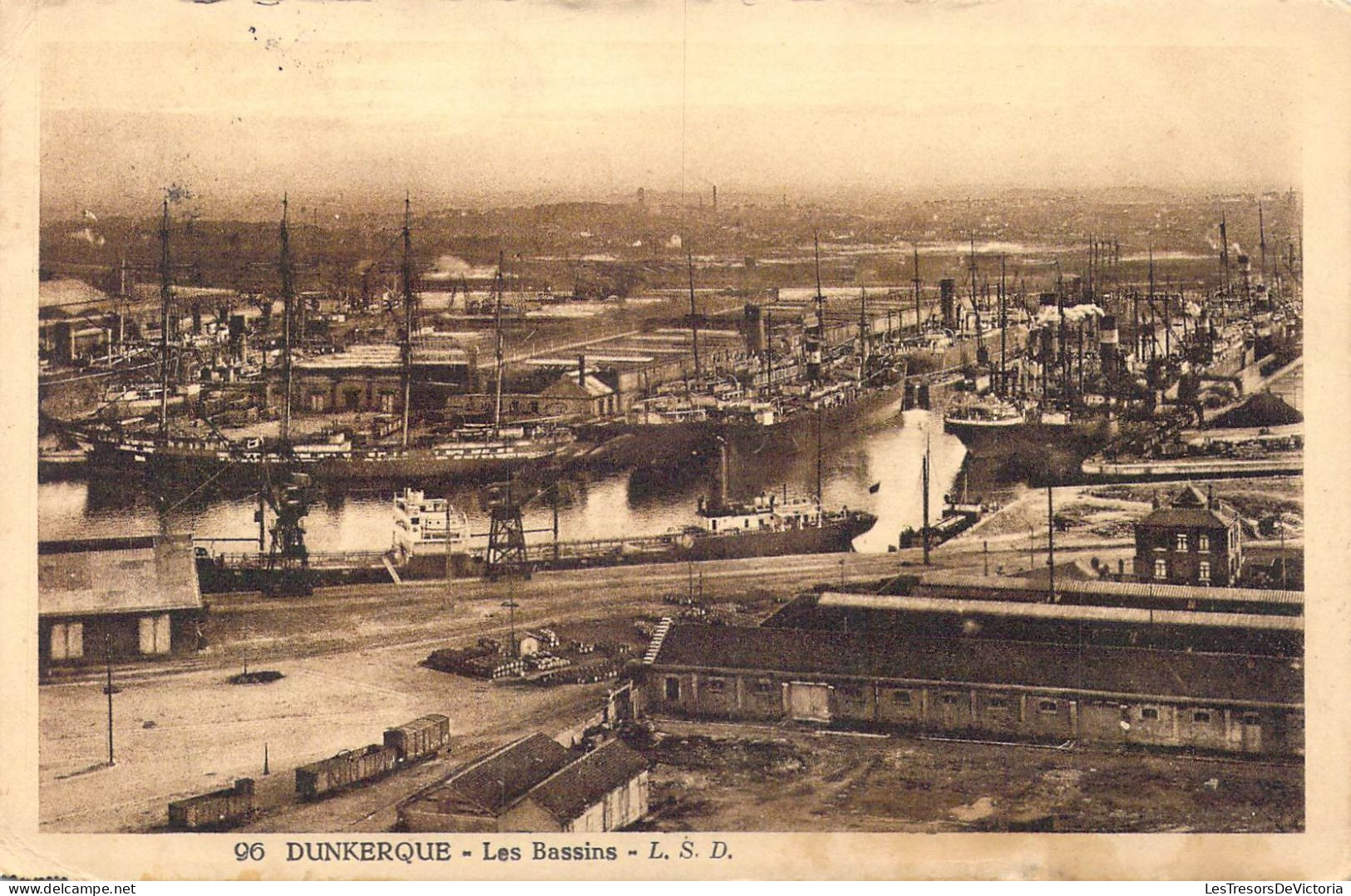 FRANCE - 59 - Dunkerque - Les Bassins - Carte Postale Ancienne - Dunkerque