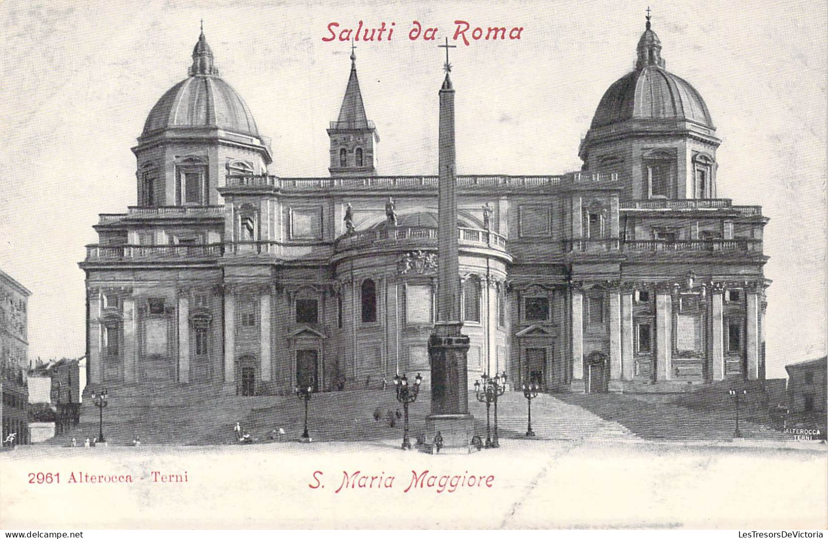 ITALIE - Roma - Saluti Da Roma - S. Maria Maggiore  - Carte Postale Ancienne - Altri Monumenti, Edifici