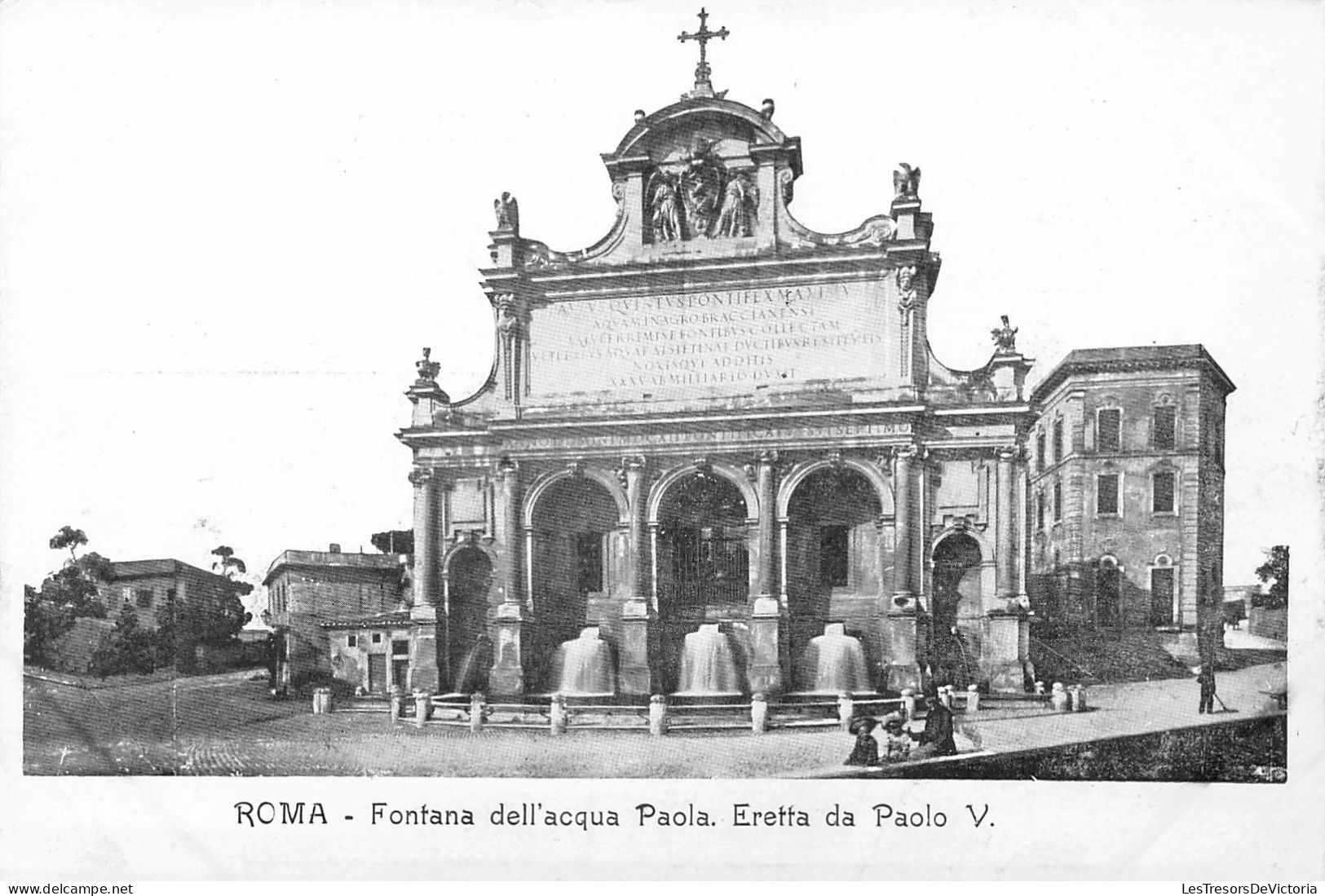 ITALIE - Roma - Fontana Dell'acqua Paola. Eretta Da Paolo V - Carte Postale Ancienne - Altri Monumenti, Edifici