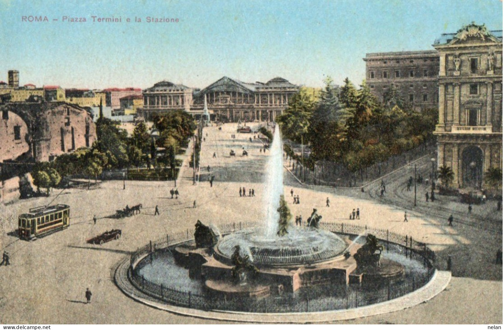 ROMA - PIAZZA TERMINI E LA STAZIONE -  F.P. - Stazione Termini