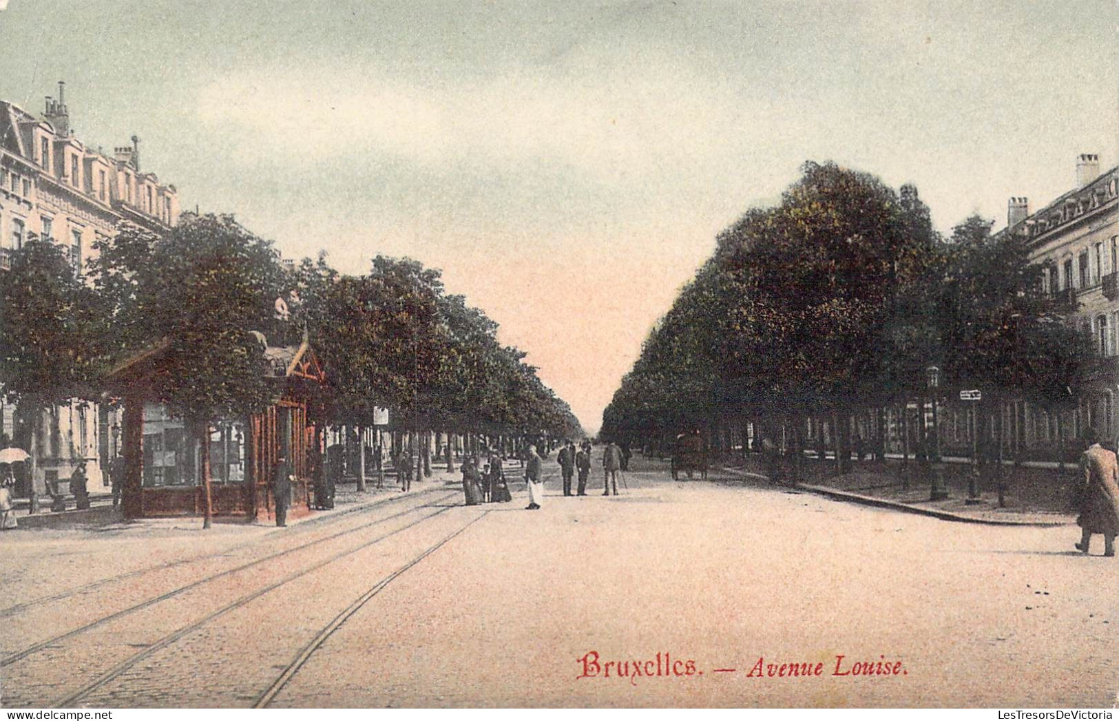 BELGIQUE - Bruxelles - Avenue Louise - Carte Postale Ancienne - Avenues, Boulevards