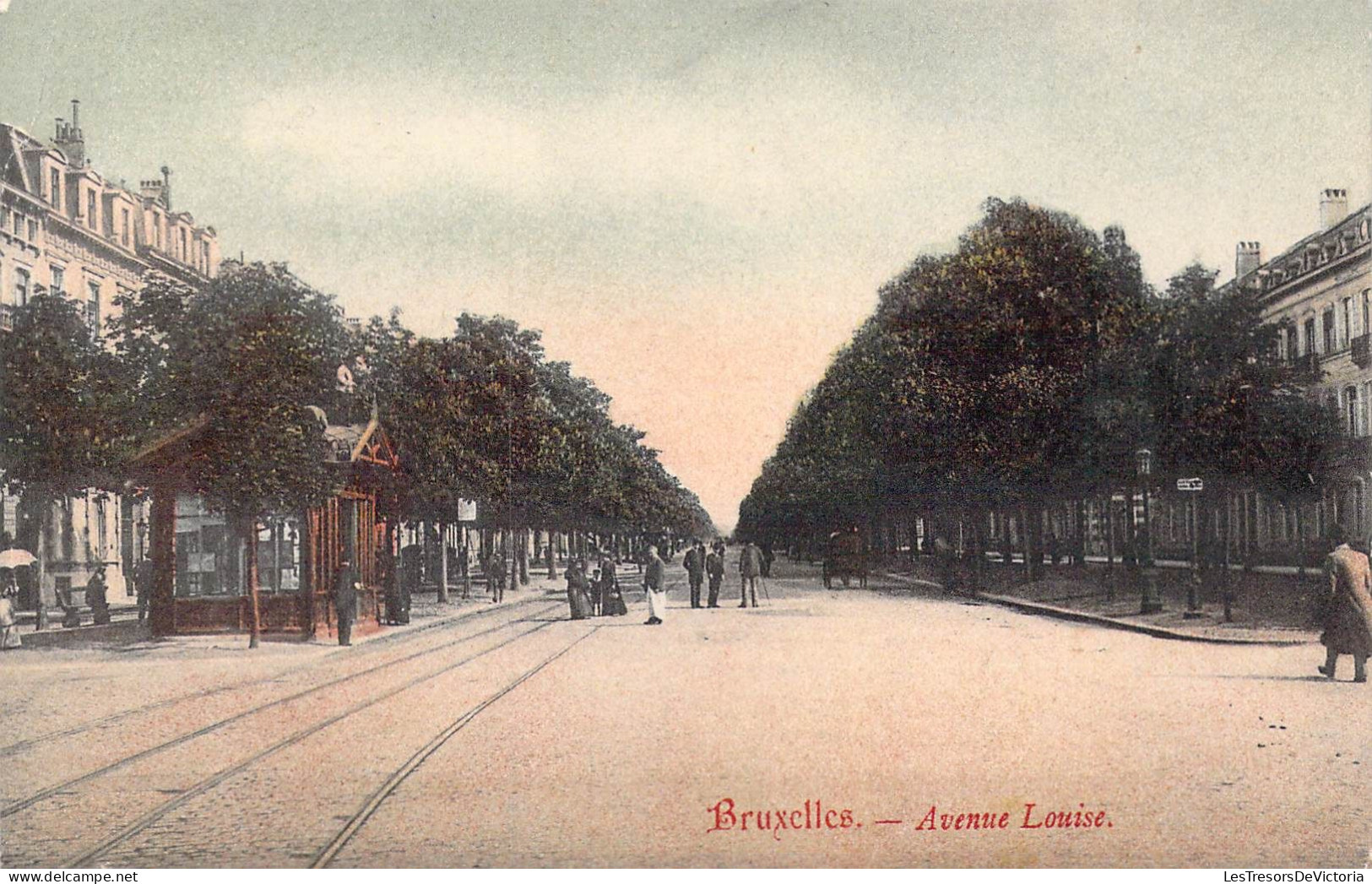 BELGIQUE - Bruxelles - Avenue Louise - Carte Postale Ancienne - Lanen, Boulevards