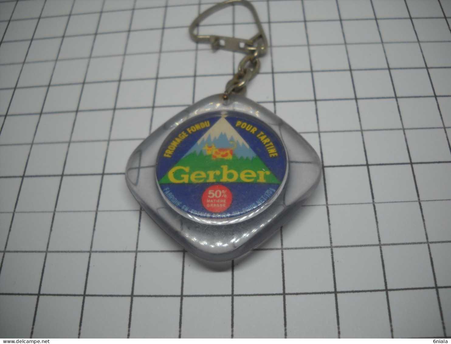 3163  Porte Clefs Clé   GERBER FROMAGE  Fondu  Pour Tartine  MONTELLA  (vache) - Schlüsselanhänger