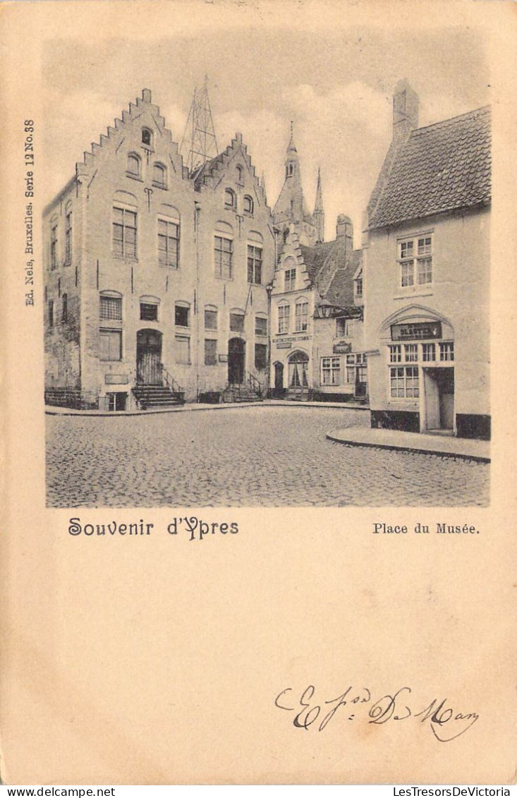 BELGIQUE - Ypres - Souvenir D'Ypres - Place Du Musée - Carte Postale Ancienne - Autres & Non Classés