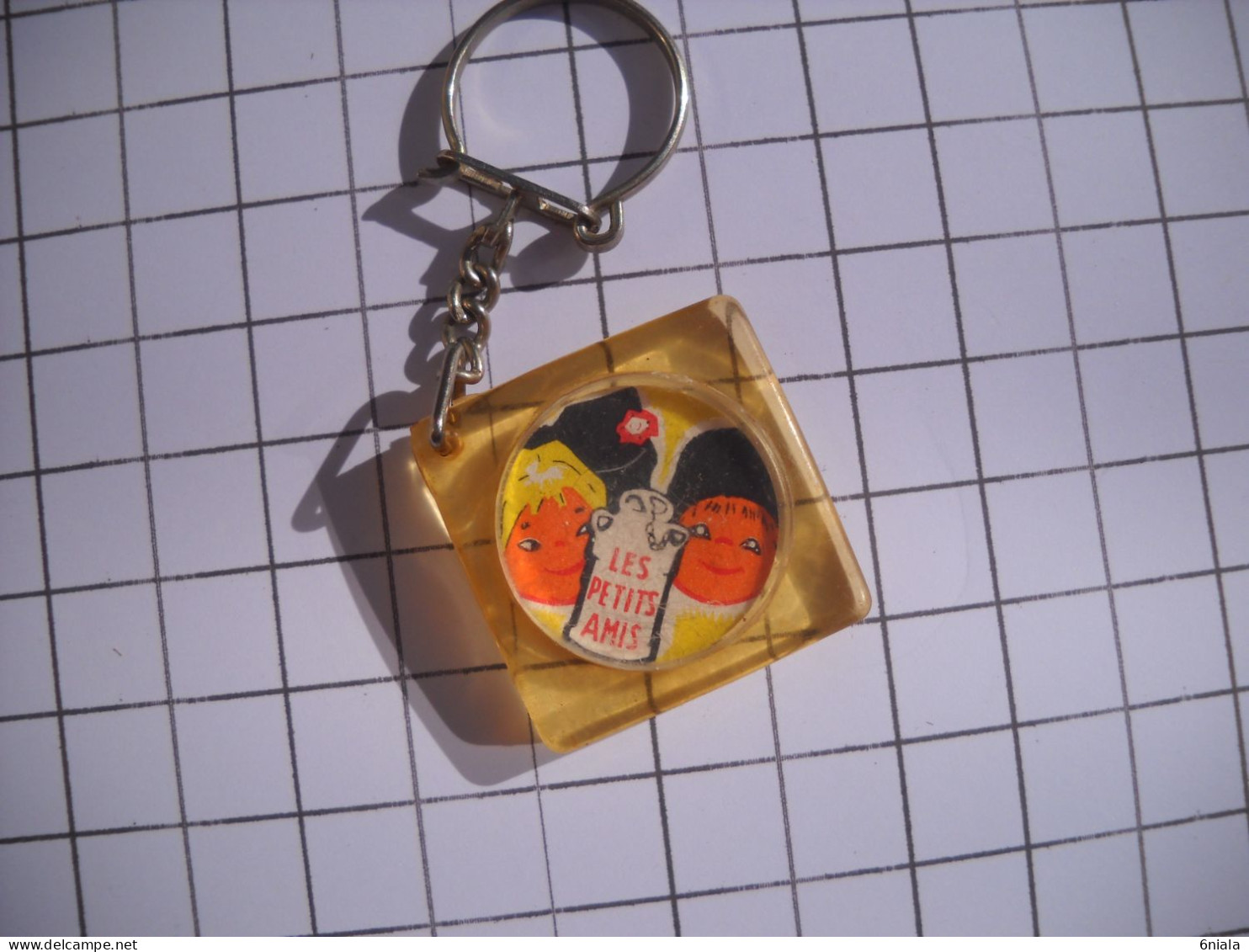 3176  Porte Clefs Clé   RENTZ  FROMAGE FROMAGERIE  68  OSTHEIM Les Petits Amis - Key-rings