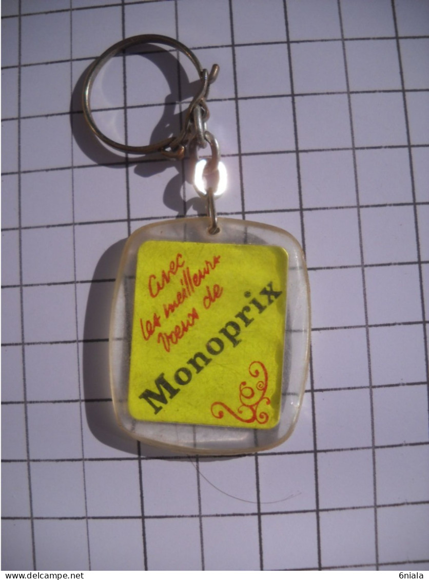 3166  Porte Clefs Clé  Meilleurs Vœux De MONOPRIX Le Moins Cher Des Magasins De TOULOUSE 31 - Key-rings