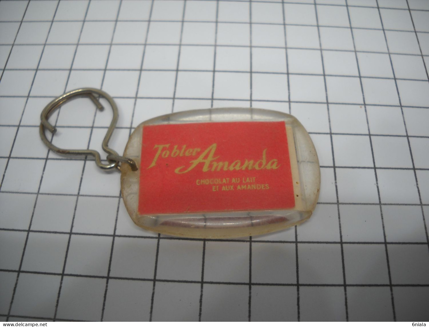 3175  Porte Clefs Clé  Chocolat TOBLER AMANDA Chocolat Au Lait Et Aux Amandes - Key-rings