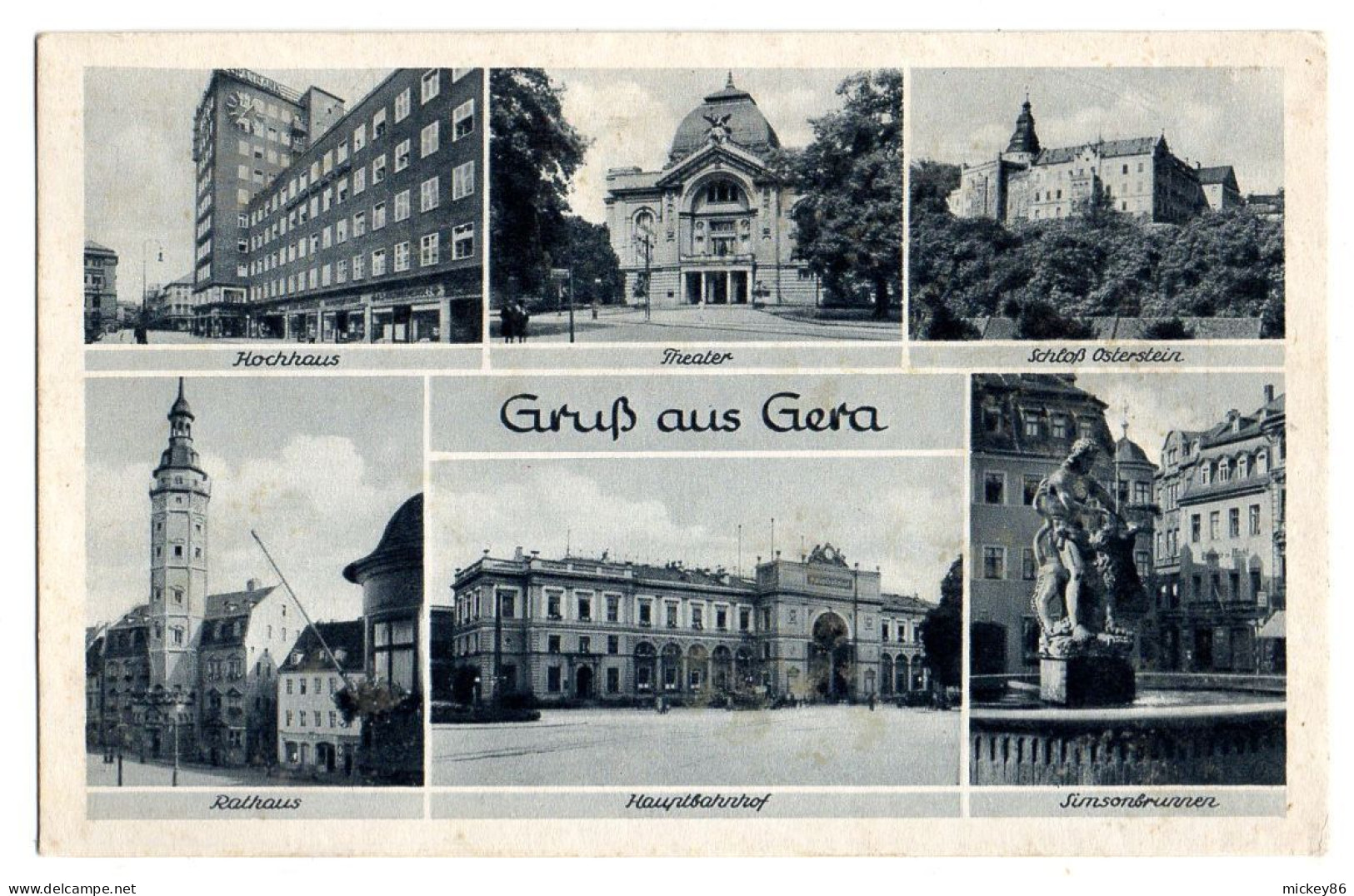 Allemagne -- GERA-- Multivues--Gruss Aus GERA - Gera