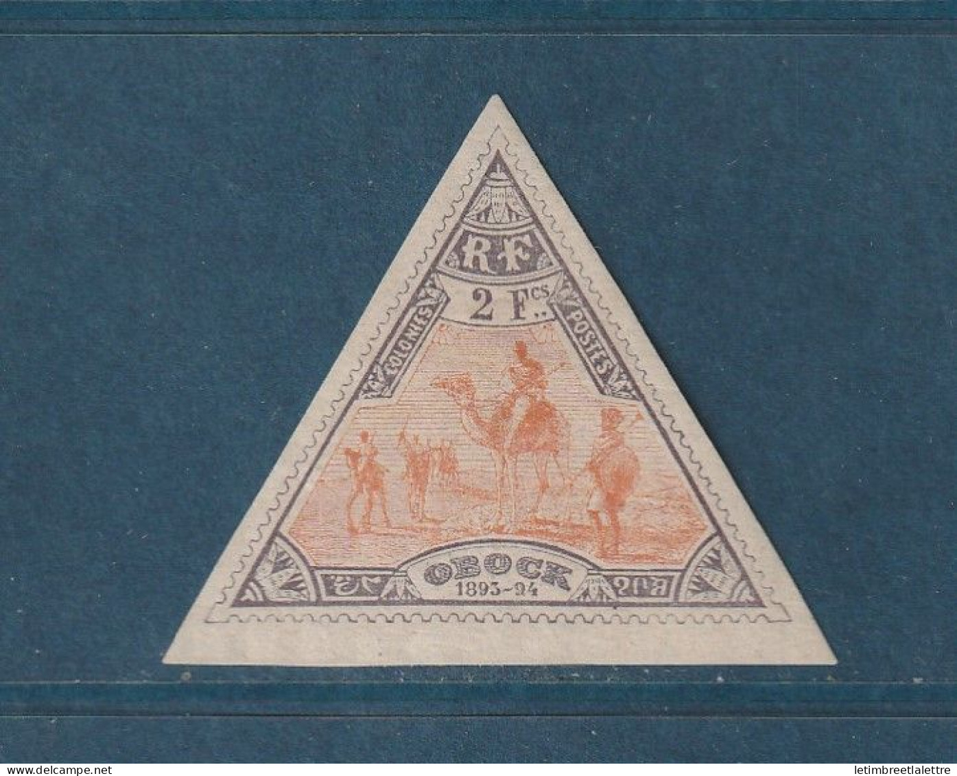 Obock - YT N° 60 - Neuf Avec Charnière - Signé - 1894 - Unused Stamps