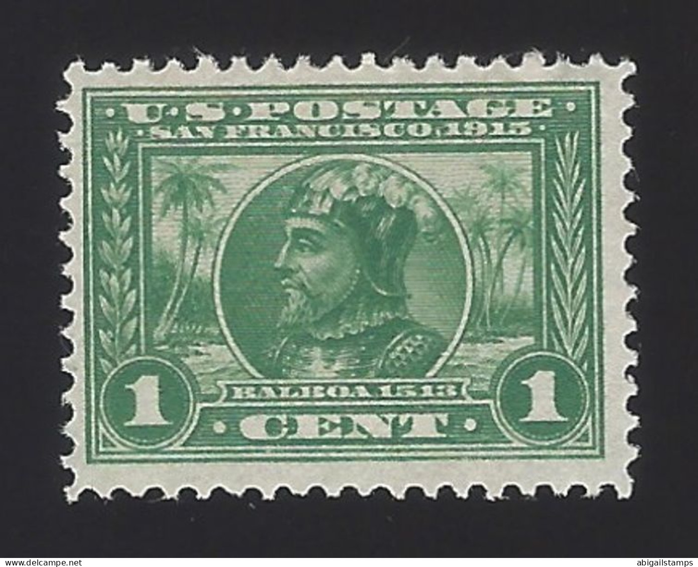 US #397 1913 Green WMK 190 Perf 12 MNH F-VF SCV $40 - Neufs