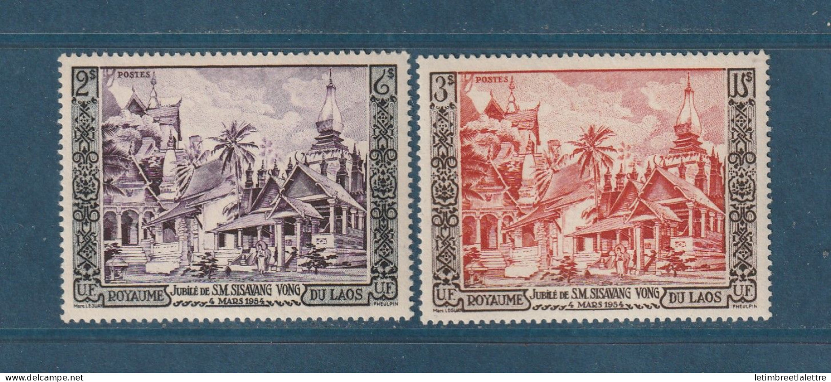 Laos - YT N° 28 Et 29 * - Neuf Avec Charnière - Laos